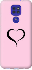 Чехол Сердце 1 для Motorola G9 Play