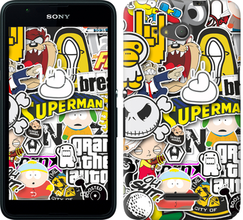 

Чехол Popular logos для Sony Xperia E4g 628017