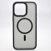 Фото TPU+PC чохол Metal Buttons with Magnetic Safe на Apple iPhone 14 Pro Max (6.7") (Чорний) в маназині vchehle.ua