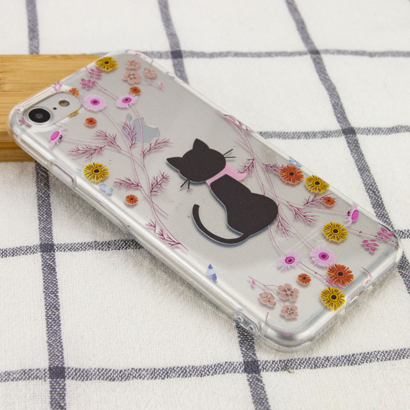 

TPU чохол Epic Print Transparent 2,0mm для iPhone 6 (4.7'') (Котик) 1163583