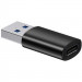 Фото Переходник Baseus Ingenuity Series Mini USB 3.1 to Type-C (ZJJQ000101) (Black) на vchehle.ua