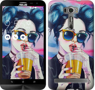 

Чохол Арт-дівчина в окулярах на Asus ZenFone 2 Laser ZE601KL 626615