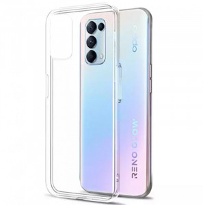 TPU чехол Epic Transparent 1,0mm для Oppo Reno 5 4G