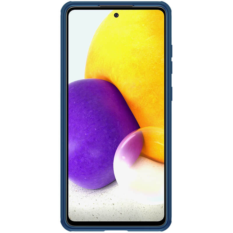 Фото Карбоновая накладка Nillkin Camshield (шторка на камеру) для Samsung Galaxy A52 4G / A52 5G / A52s (Синий / Blue) на vchehle.ua