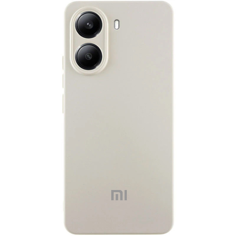 Чехол Silicone Cover Lakshmi Full Camera (AA) with logo для Xiaomi Poco X7 Pro (Белый / White)