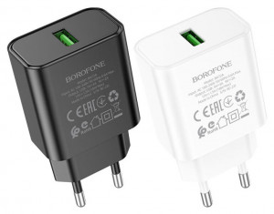 СЗУ Borofone BA72A Spring QC3.0 (1USB-A)