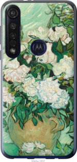 Чехол Винсент Ван Гог. Ваза с розами для Motorola G8 Plus