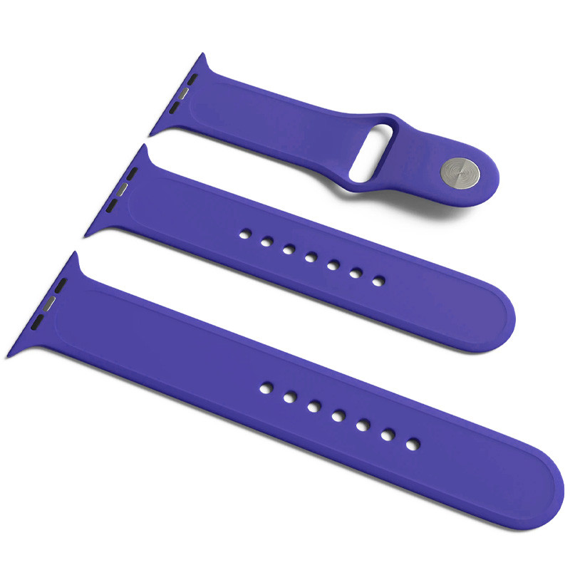 

Силиконовый ремешок для Apple Watch Sport Band 42 / 44 (S/M & M/L) 3pcs (Фіолетовий / Ultra Violet) 1080609