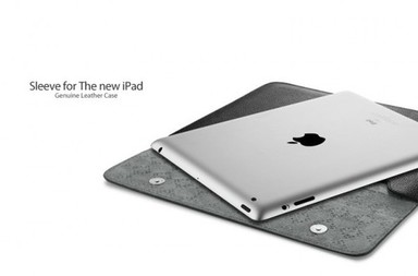 Кожаный чехол (футляр) SGP Sleeve Series для New iPad 3 / iPad 2