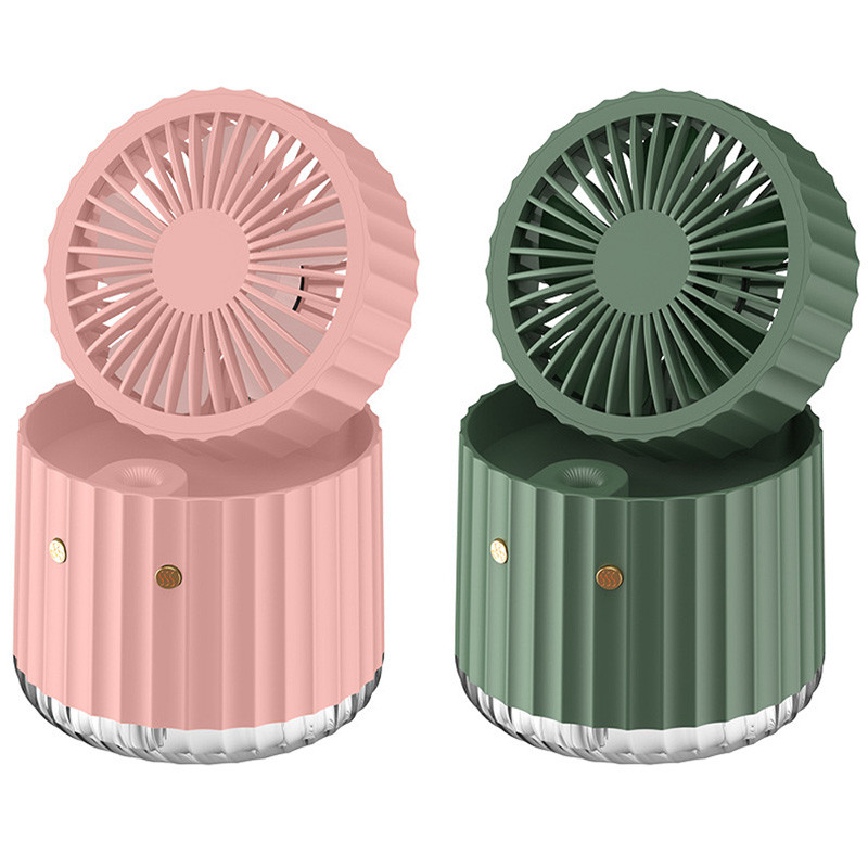 Настільний вентилятор Rapid Cooling 3in1 з водяним охолодженням та підсвічуванням 1200 mAh