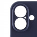 Чохол Silicone Case Full Camera Protective (AA) на Apple iPhone 16 (6.1") (Темно-синій / Midnight blue) в магазині vchehle.ua