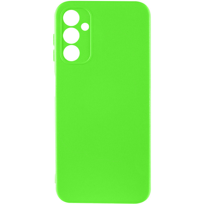 Чехол TPU GETMAN Liquid Silk Full Camera для Samsung Galaxy A24 4G (Салатовый / Neon Green)
