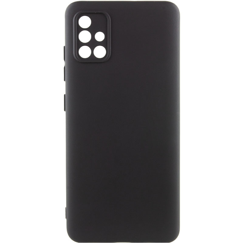 Чохол Silicone Cover Lakshmi Full Camera (A) на Samsung Galaxy A71 (Чорний / Black)
