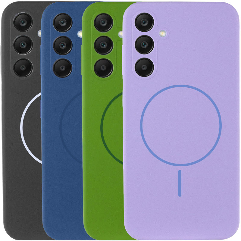 Чехол Silicone Cover Lakshmi Full Camera (AA) with MagFit для Samsung Galaxy S25+