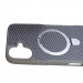 Фото TPU+PC чохол Metal Buttons with Magnetic Safe Carbon Ring на Apple iPhone 16 (6.1") (Сірий) на vchehle.ua