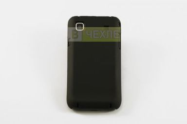 # Прорезиненная пластиковая накладка для Samsung i9000 (Черный)