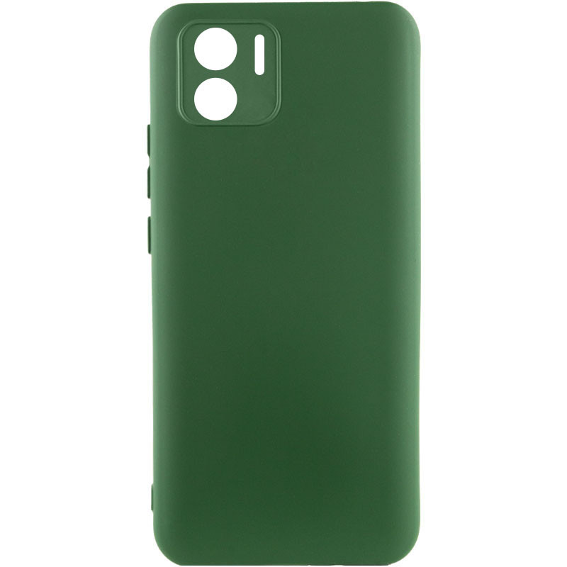 Чехол Silicone Cover Lakshmi Full Camera (A) для Xiaomi Redmi A1 / A2 (Зеленый / Dark green)