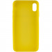 Фото Силиконовый чехол Candy для Apple iPhone XS Max (6.5") (Желтый) на vchehle.ua