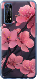 Чехол Пурпурная сакура для Realme 7