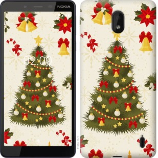 

Чехол Новогодняя елка для Nokia 1 Plus 765700