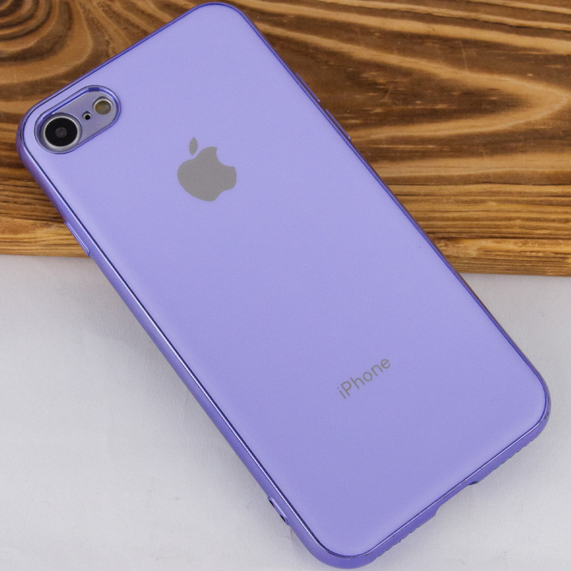Фото TPU чохол Matte LOGO на Apple iPhone 7 / 8 (4.7") (Фіолетовий / Lilac) на vchehle.ua