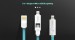 Кабель ROCK Lightning / MicroUSB Combo Flat 100cm (5V/2.1A)