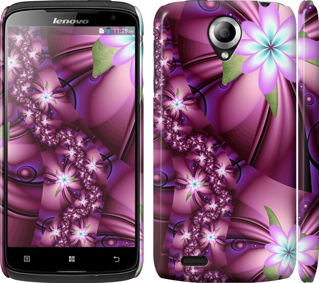 

Чехол Цветочная мозаика для Lenovo S820 120984