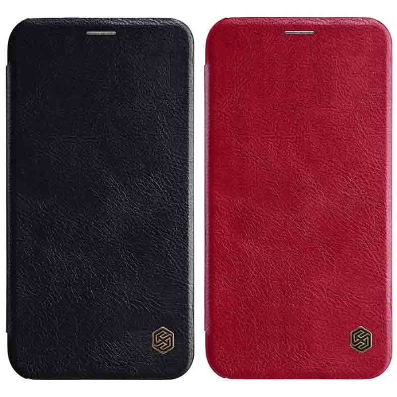 Кожаный чехол (книжка) Nillkin Qin Series для Apple iPhone XR (6.1")