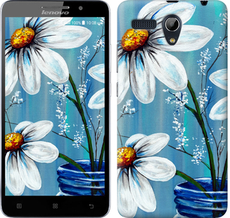 

Чехол Красивые арт-ромашки для Lenovo A616 323282