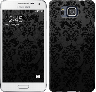 

Чехол узор черный для Samsung Galaxy Alpha G850F 647798
