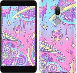 Чехол Розовая галактика для Xiaomi Mi 5s Plus