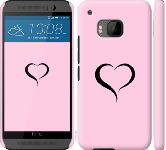 

Чехол Сердце 1 для HTC One M9 899393