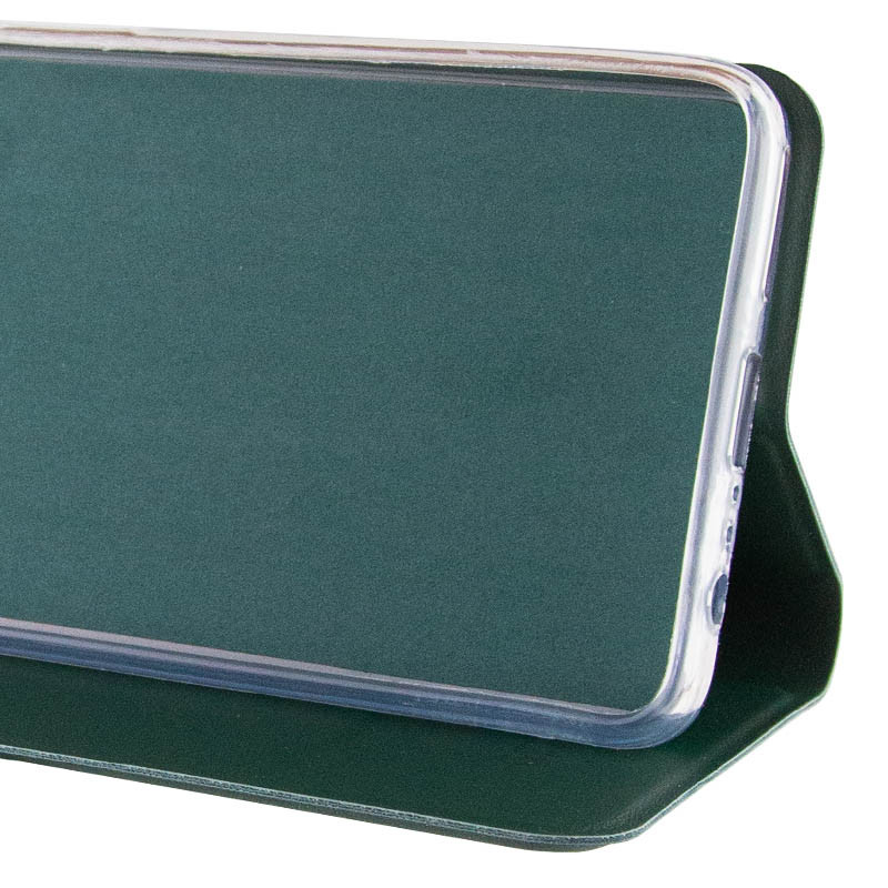 Фото Шкіряний чохол-книжка GETMAN Elegant (PU) на Motorola Moto G14 (Зелений) в маназині vchehle.ua