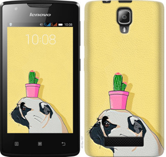 

Чехол Мопс с кактусом для Lenovo A1000 795508
