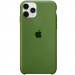 Чехол Silicone Case (AA) для Apple iPhone 11 Pro Max (6.5") (Зеленый / Army green)