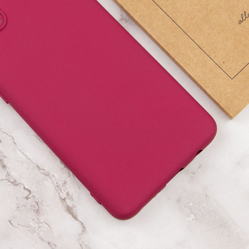 Чохол Silicone Cover Lakshmi Full Camera (A) на Xiaomi 12T / 12T Pro (Бордовий / Marsala) в магазині vchehle.ua