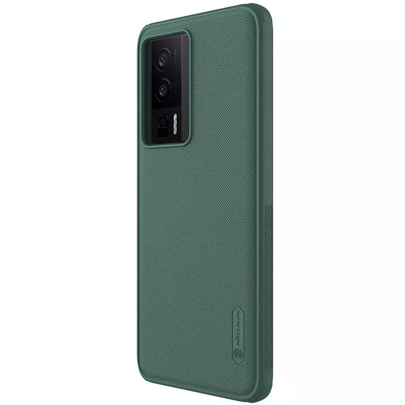 Фото Чехол Nillkin Matte Pro для Xiaomi Redmi K60 / K60 Pro (Зеленый / Deep Green) на vchehle.ua