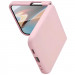 Фото Чохол Foldables Silicone Cover Lakshmi (AAA) на Samsung Galaxy Z Flip6 (Рожевий / Pink Sand) в маназині vchehle.ua