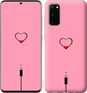 

Чехол Подзарядка сердца1 для Samsung Galaxy S20 878717