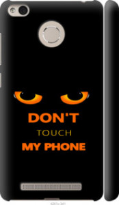 Чехол Don't touch the phone для Xiaomi Redmi 3 Pro