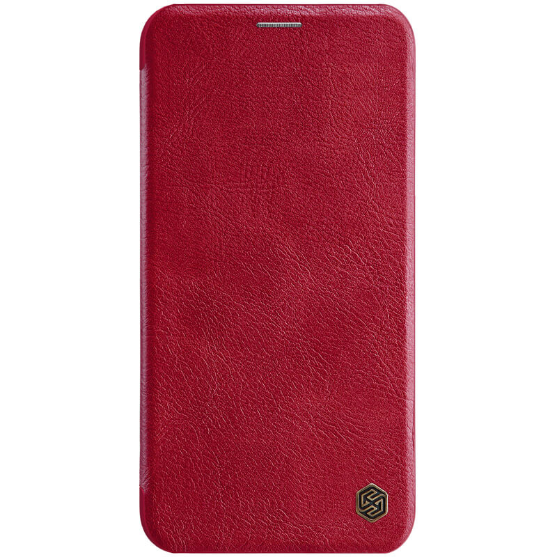 Кожаный чехол (книжка) Nillkin Qin Series для Apple iPhone 11 Pro (5.8") (Красный)