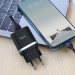 Заказать СЗУ Hoco C12Q Smart QC3.0 3A (1USB-A) + кабель USB to Type-C (Черный) на vchehle.ua