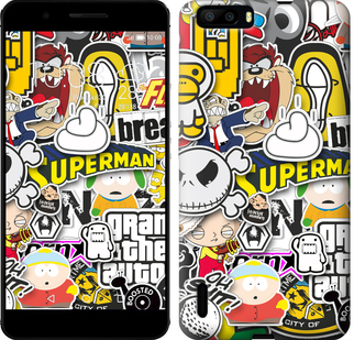 

Чехол Popular logos для Huawei Honor 6 Plus 628122