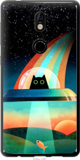 

Чехол Кот, нло, радуга, рыба для Nokia 7 1403459