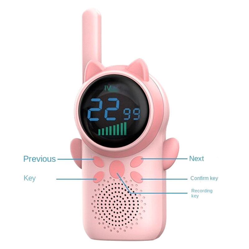 Фото Уценка Детская рация Walkie Talkie D25 (Мятая упаковка / Pink) в магазине vchehle.ua