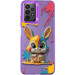 TPU+PC чехол TakiTaki Graffiti magic glow для Samsung Galaxy A52 4G / A52 5G / A52s (Funny bunny / Purple)