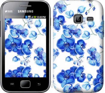 

Чехол Голубые орхидеи для Samsung Galaxy Ace Duos S6802 724945