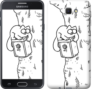 Чехол на Samsung Galaxy J5 Prime Кот Саймона. На дереве 