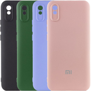 Чохол Silicone Cover Lakshmi Full Camera (AAA) with Logo на Xiaomi Redmi 9A