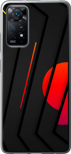 Чехол Разноцветные полосы для Xiaomi Redmi Note 11